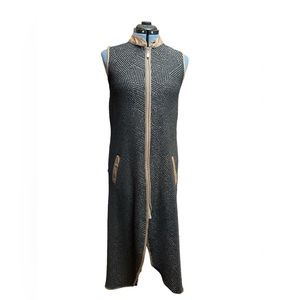Refka design long womens vest